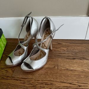 Soulier Sam Edelman silver grandeur 8,5